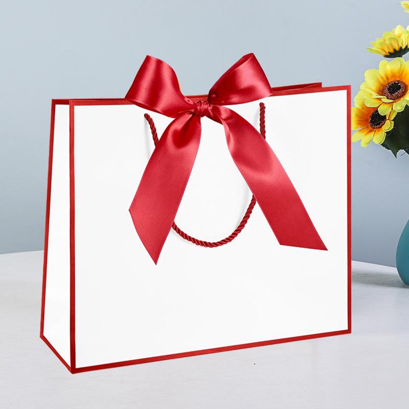 Gift, Cosmetic & Shopping Paper Bags with Bow Handles
