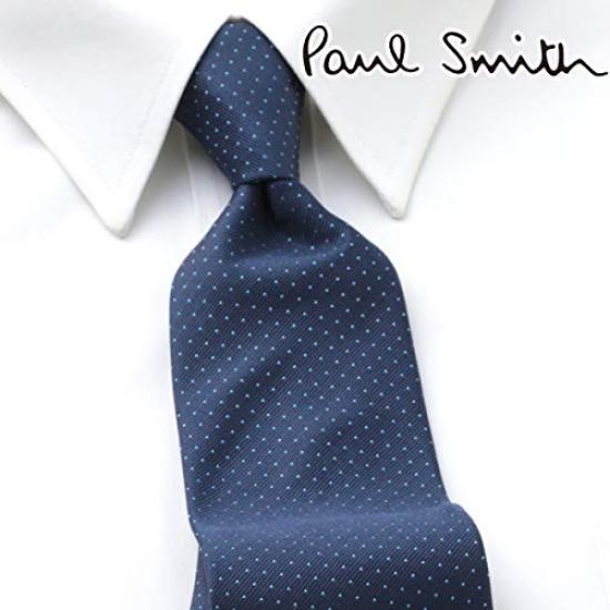 Paul Smith Pin Tie, Navy, Dot, PSJ-680 [Used]