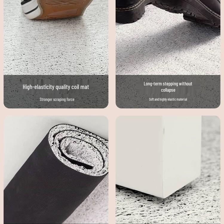 High Elastic Silk Ring: Xiaohongshu Bestseller Irregular Cartoon Shape Entrance Doormat