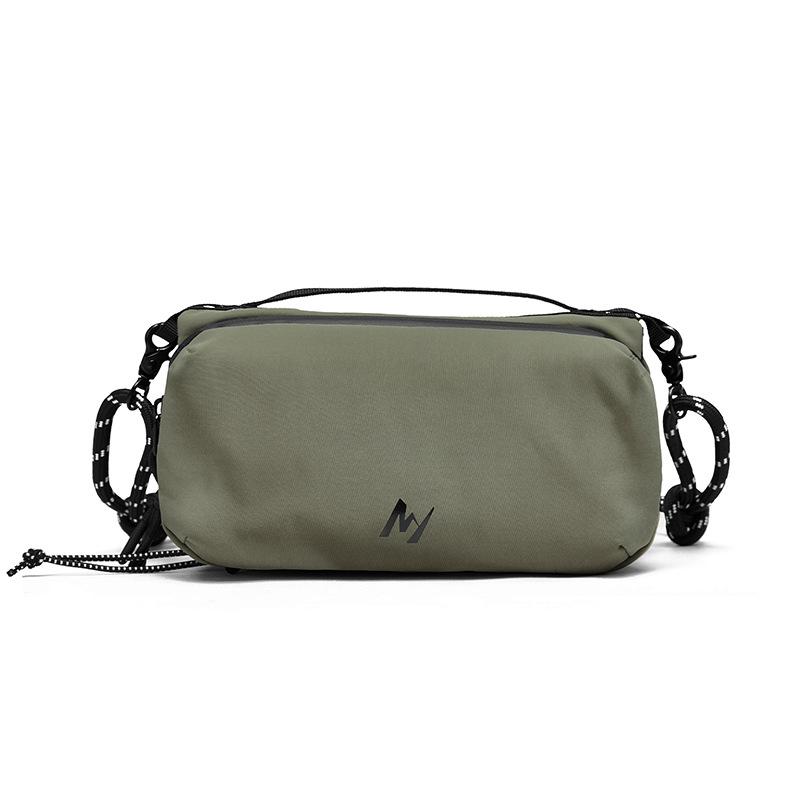 Leisure Fashion Messenger Bags Trendy Men s Shoulder Bags High Quality Oxford Messenger Bags New Outdoor Light Mobile Phone Bags 22x7x10.5cm зелёный