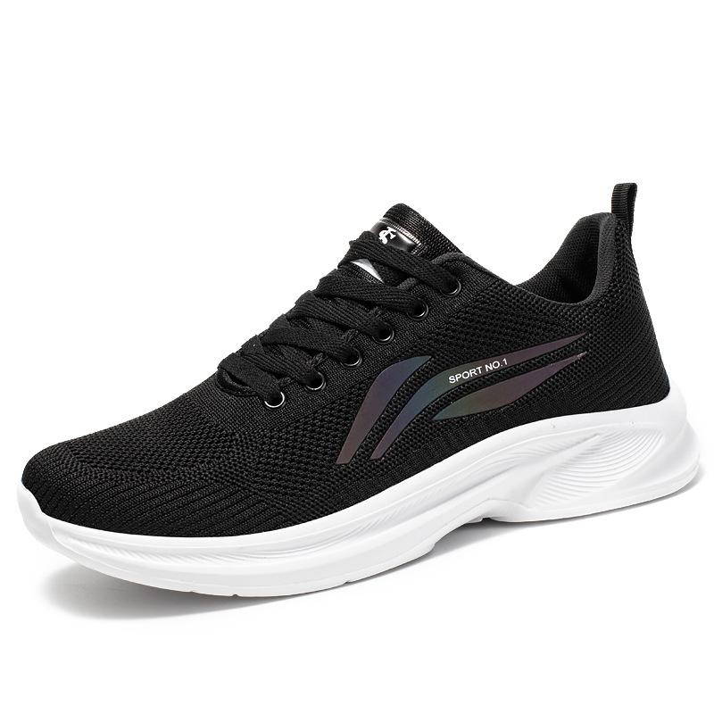 Mesh shoes spring and summer new thick-soled thin single shoes youth simple and comfortable sports shoes 39