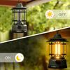 Portable LED Camping Lanterns,1500LM Step-lDimming, Lightweight Retro Battery Powered USB Rechargeable Tent Lights,Survival Kits