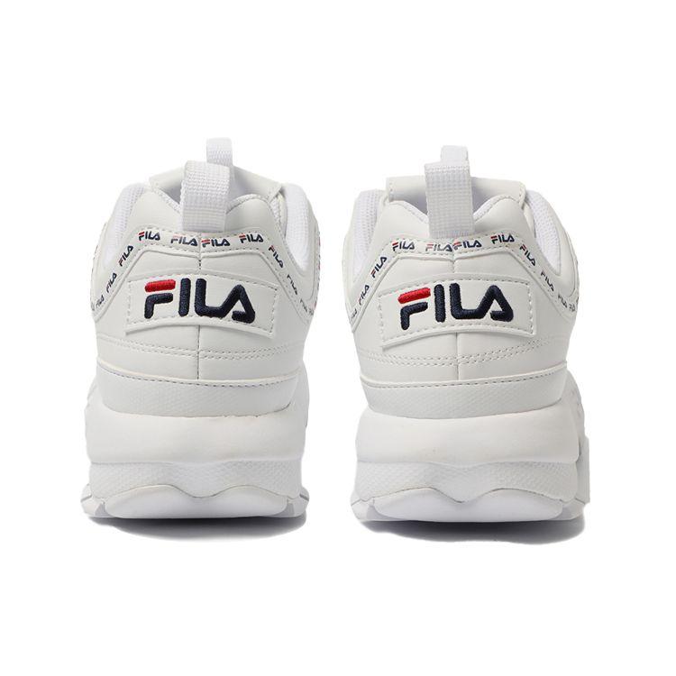 Fila Disruptor 2 Ύφασμα Συνθετικό Δέρμα Άνετα Μοντέρνα Χαμηλά Παπούτσια Dad Sneakers Unisex Παπούτσια Λευκό 1FM00865_100