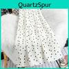 Chiffon Skirt Floral Aline Printed Skirt Womens Summer Big Swing Skirt Small Floral Skirt Polka Dot Skirt Midlength