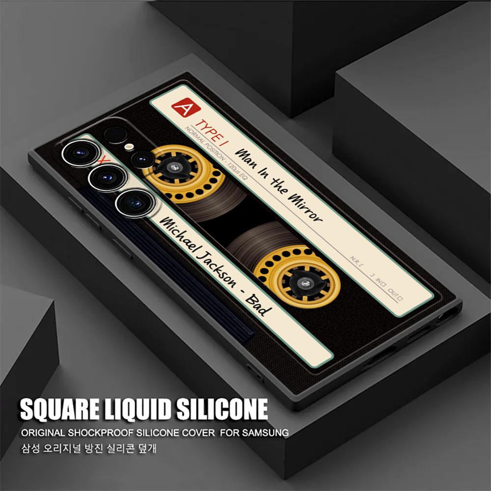 Cassette Music Tapes Circuit Board Camera S25Ultra Case For Samsung Galaxy S25 S24 S23 S20 S21 FE S22 Ultra S10 Plus Phone Cover