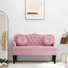 VidaXL Bench with Cushions, Sofa with Armrest and Backrest, Banquette with Wooden Legs, Living Room Seat, 372143