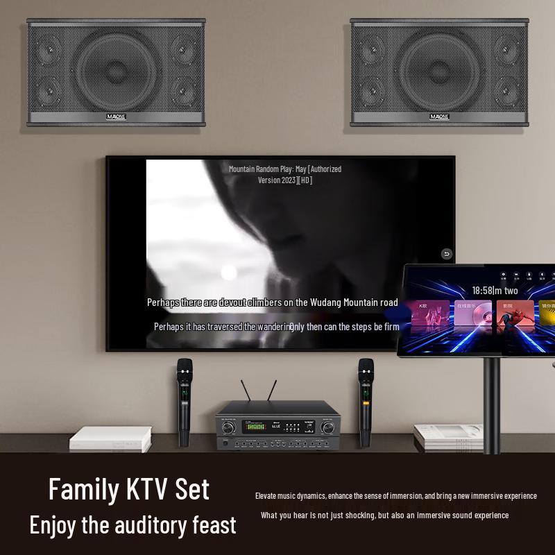 Malone KT-330 Professional Home KTV Audio System CN Plug (adapter Included)