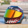 Original NITRINOS Brand Venom Helmet Big Spoiler Motorcycle Helmet Full Face Racing Helmet Off Road Casco Casque ECE Approved