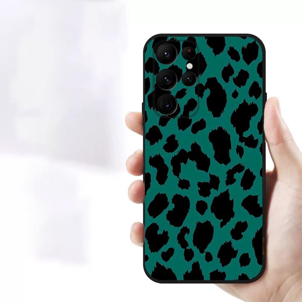 Leopardprint telefonfodral för iPhone Samsung Galaxy Redmi Xiaomi Oppo OnePlus Note SA 7 8 9 10 11 12 13 14 20 21 22 23 53 54 Pro Max Plus Ultra
