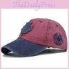 Vintage Canadian Maple Leaf Embroidery Baseball Cap Washed Cotton Duck Tongue Hat Men Women Casual Geometric Pattern