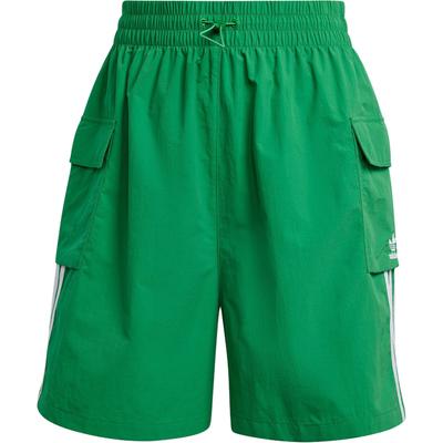 Originals Adicolor Cargo Shorts With Striped Print And Small Logo Women Shorts Green JH1073