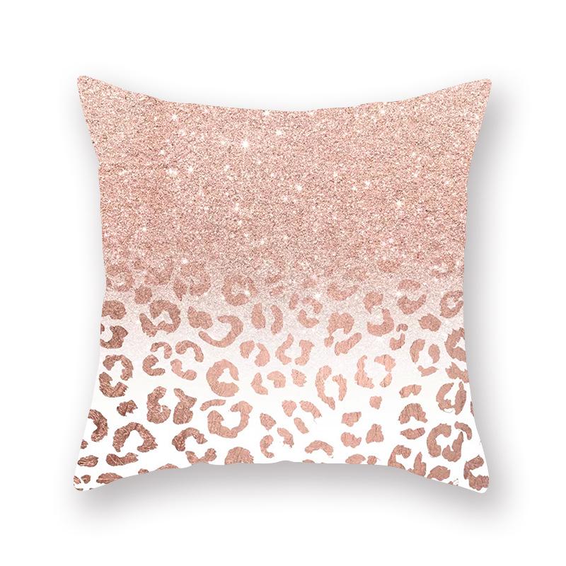 Nordic Pink Geometric Printing Pattern Cushion Cover Home Living Room Sofa Decorative Pillow Pillow Cover