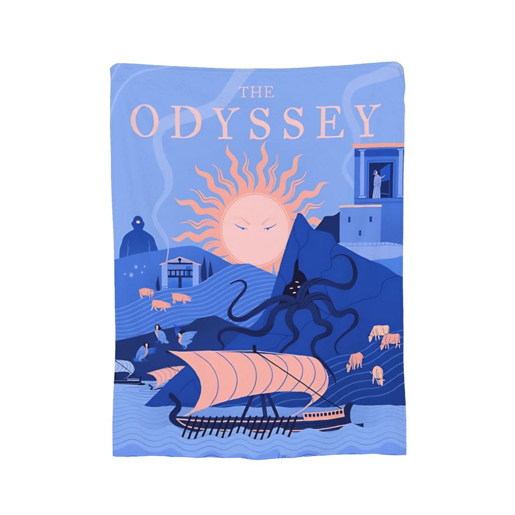 The Odysseys Blanket Cover Flannel Throw Blankets Airplane Travel Personalised Lightweight Bedspreads,