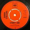 7inch Record BARBRA STREISAND  Stoney End S5321 CBS 1970 UK Pop Used