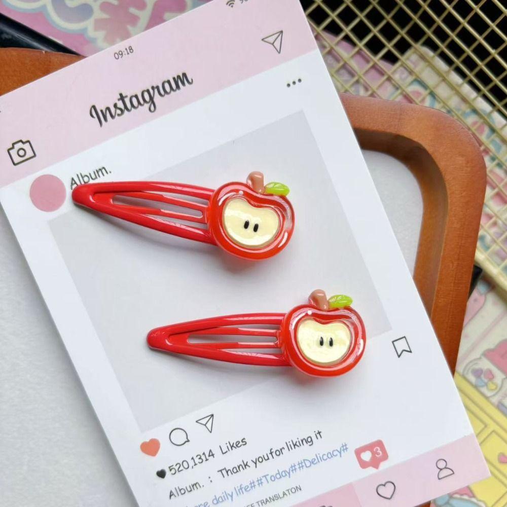 New Cartoon BB Clip Sweet INS Style Side Hairpin Hair Clip Hair Accessories
