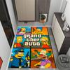 Simpsons Family Adventure Themed Anti-Slip Rugs - Polyester Home Decor, Suitable for Bedrooms, Living Rooms, Doorways, Studios, and Decorations