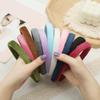 Candy Colorful Winter Elastic Plain Hair Bands Hard Hair Hoop Crown Tiara Base Crafting Accessories for Women Girls