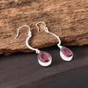 Rhodolite Gemstone 925 Solid Silver Jewelry Handmade Dangle/Drop Earrings 2.60" EE-43-39