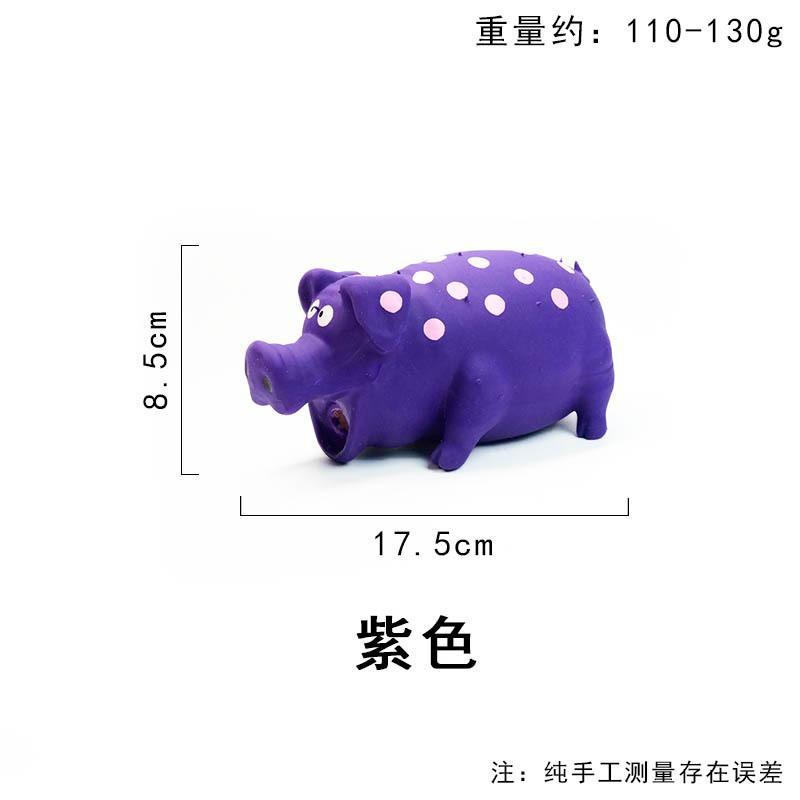 Haustier Latex Schwein Spielzeug Hund Zähne schleifen Bissfest Gepunktetes Schwein Haustier Lernspielzeug