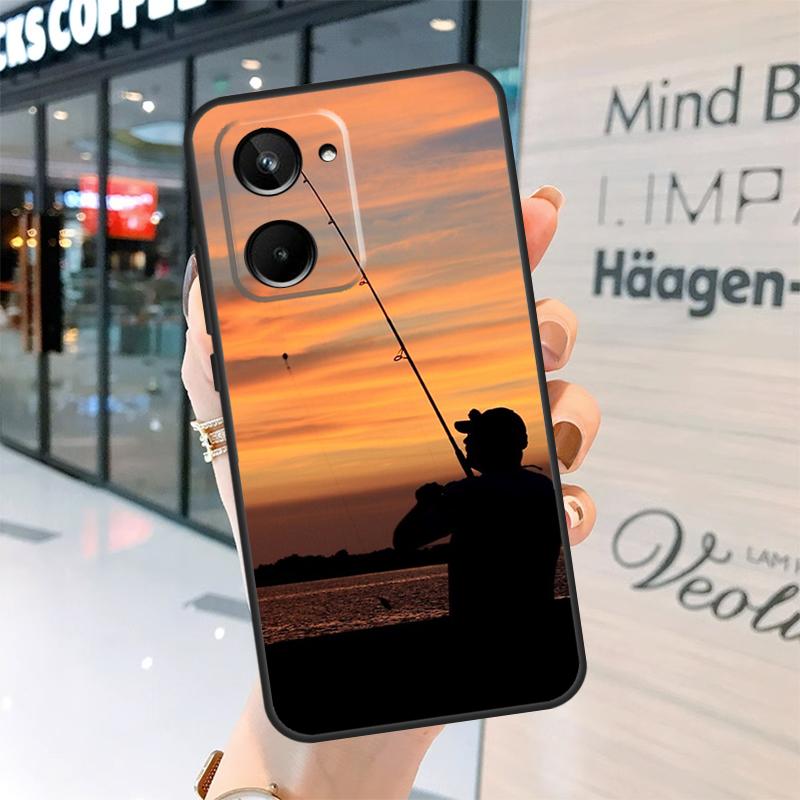 Fishing Rod Case For Realme 15 Pro 12 11 13 14 Pro Plus GT6 GT7 C55 C51 C53 C25 C63 C61 C65 C67 C71 C75