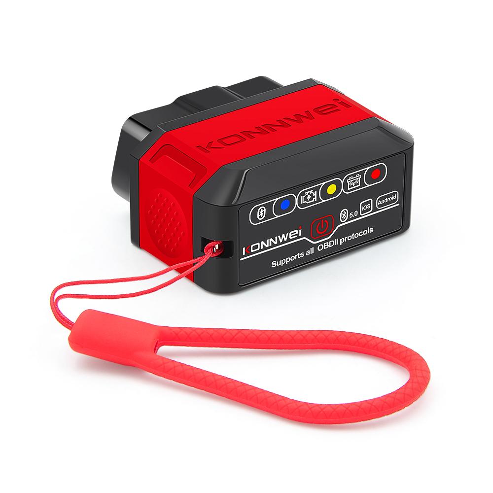 KONNWEI KW906 ELM327 V1.5 Pic18F25K80 OBD2 Scanners Bluetooth 5.0 For Android/IOS OBD 2 Car Diagnostic tool Code Reader PK iCar2
