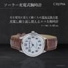 Analog Watch Solar Rechargeable Leather Strap Brown [Klefa] Men's SM-AM166-WTS