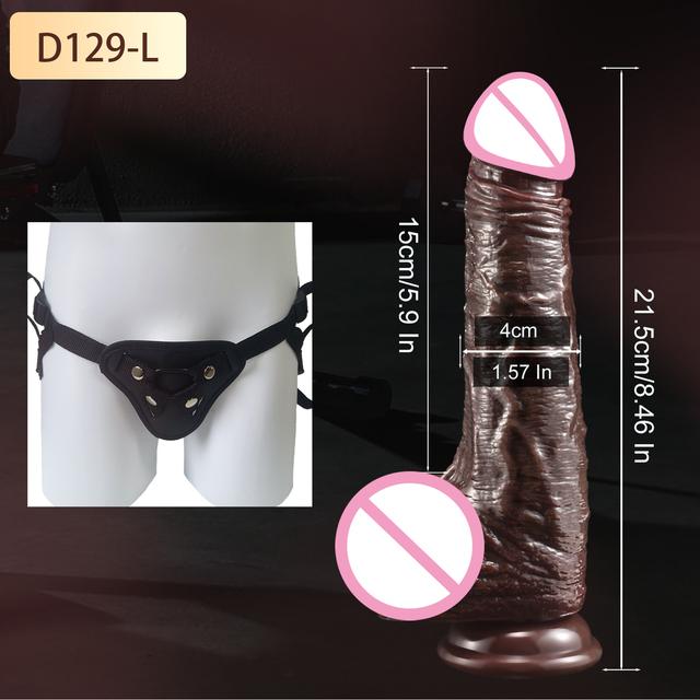 Realistic Dildos for Women Skin Sliding Foreskin Testicles Dildo Anal Vaginal Stimulation Strapon Big Penis Sex Toys for Woman