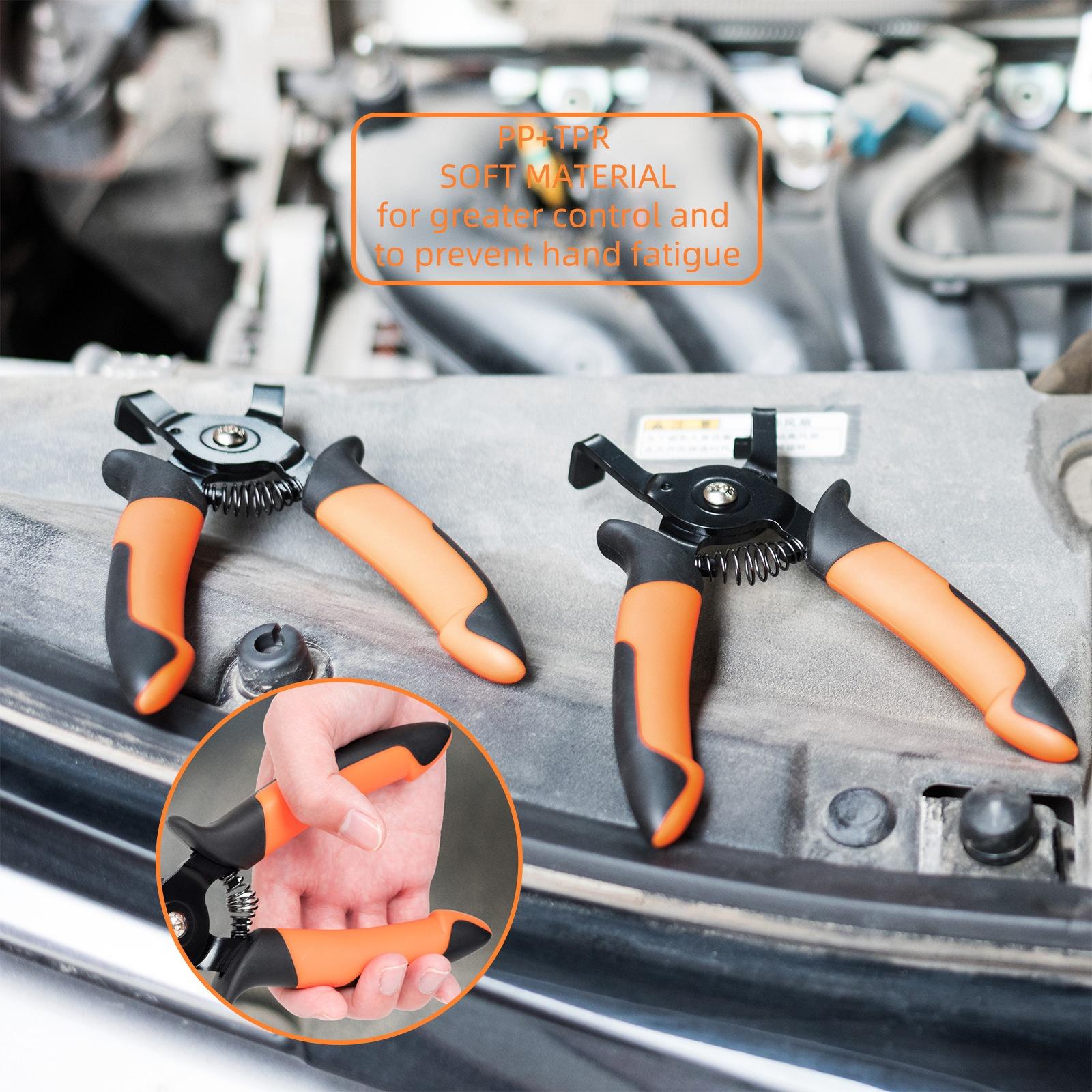 

New Heavy Duty Metal Push Removal Pliers 30 Degree Push Pin Remover Tool Pliers one size жёлтый