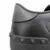 Valentino Garavani Excellent condition calf leather Rock Studs rubber sole lace-up sneakers, size 10.6, 2Y2S0931BXE shoes 42 blackUsed