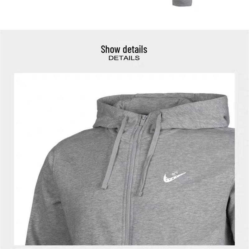 Herfst Uniseks Zware Cardigan Hoodie - Trendy Casual Sport Mode