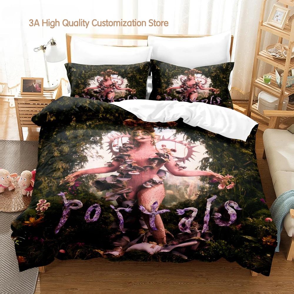 Melanie Martinez Merch Bedding Set Single Twin Full Queen King Size Bed Set Aldult Bedroom Duvetcover Sets Bed Sheet Set Cxg