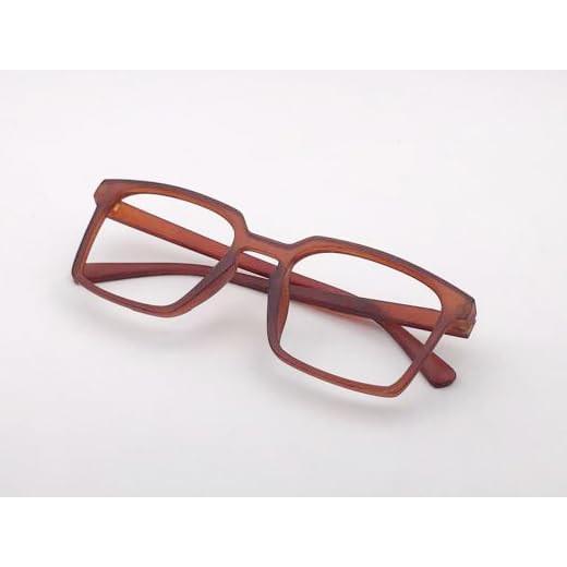 RSINC Vollrand Kunststoffrahmen/Brille/Brille, Optisch, Für Männer Und Frauen, Braun R-02 R-02