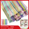 Xi He Macaron Color Chenille Stems for DIY Crafts and Educational Children's Handmade Toys.