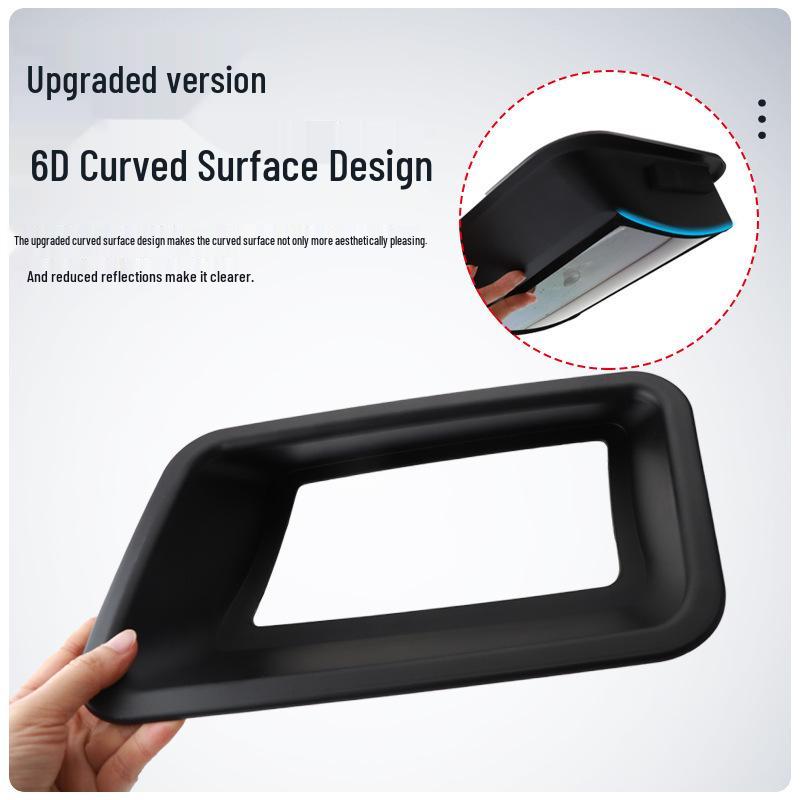 25-inch i8/i6 Curved 6D HUD Protective Cover for Car Interior Accessories Modification