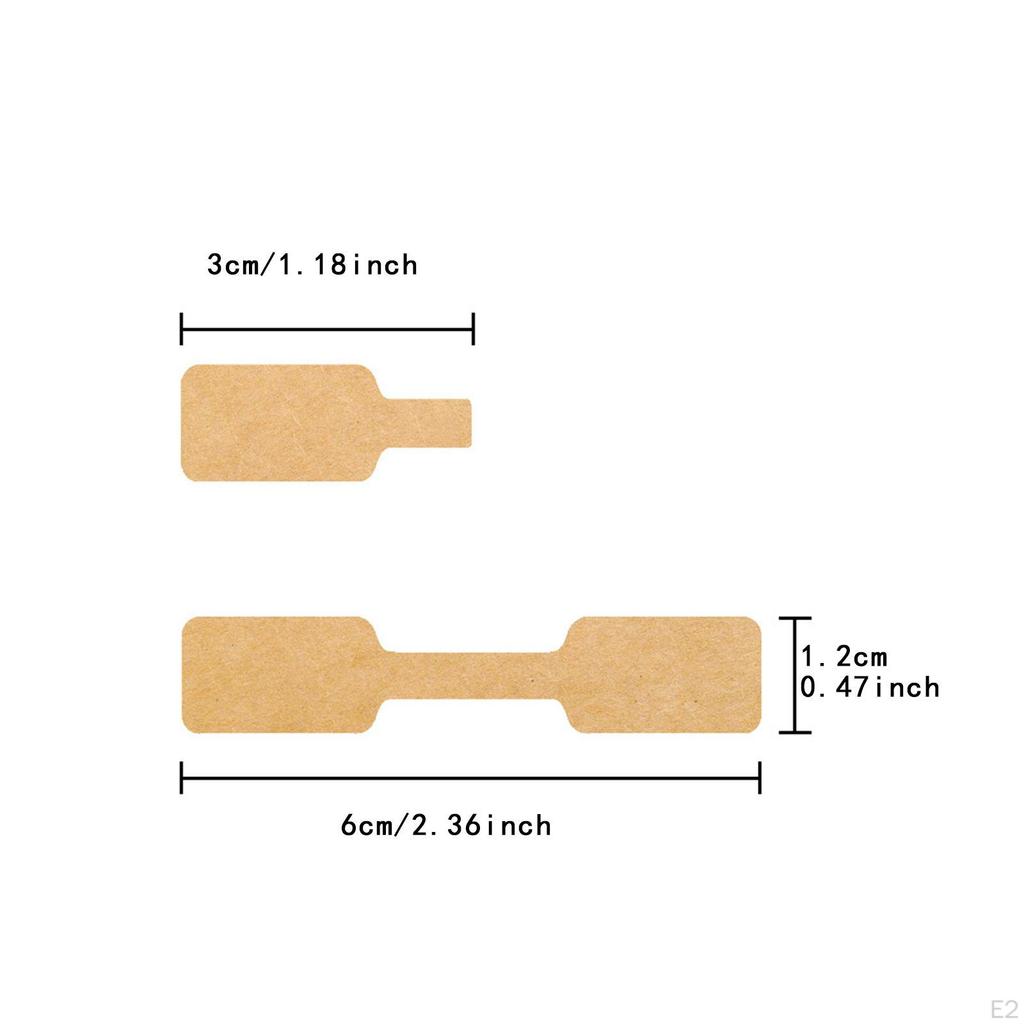 1 Roll 500 Pieces Jewelry Price Tags Stickers Self Sticky Accessories Blank Label for Necklace
