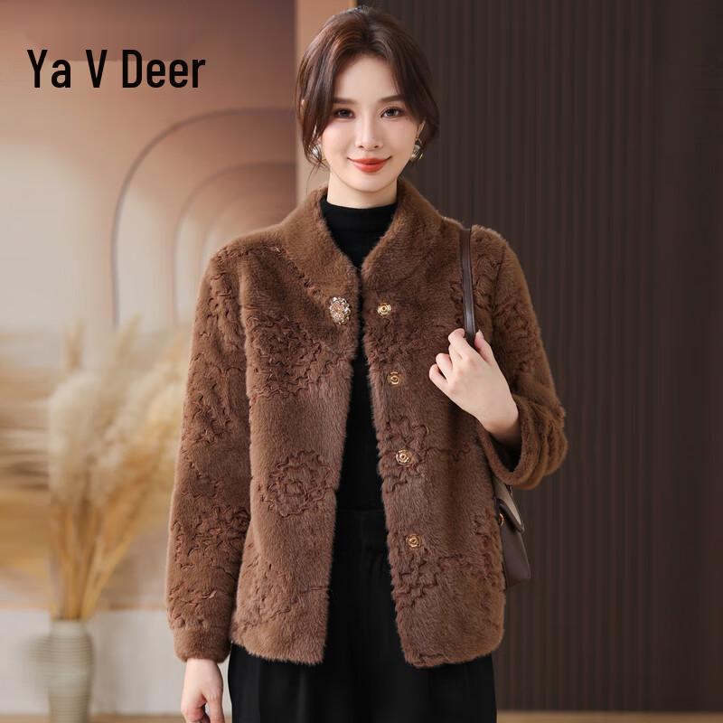 

Yaloo Women s Faux Mink Fur Winter Coat 3XL