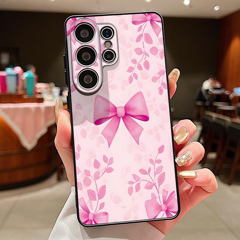 Colorful Bowknot Magnetic Phone Case For Samsung Galaxy S26 S25 Ultra S24 S23 FE A57 A17 A56 A37 A16 A35 A55 A15 A36 Back Cover