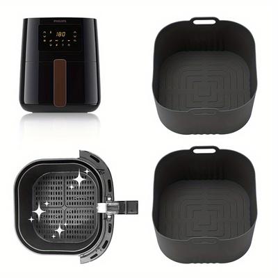 2 ks Silikonová forma na pečení do horkovzdušné fritézy pro modely Philips HD9252 HD9200 HD9255 Dárek Domácí kuchyňské doplňky Snadno se čistí