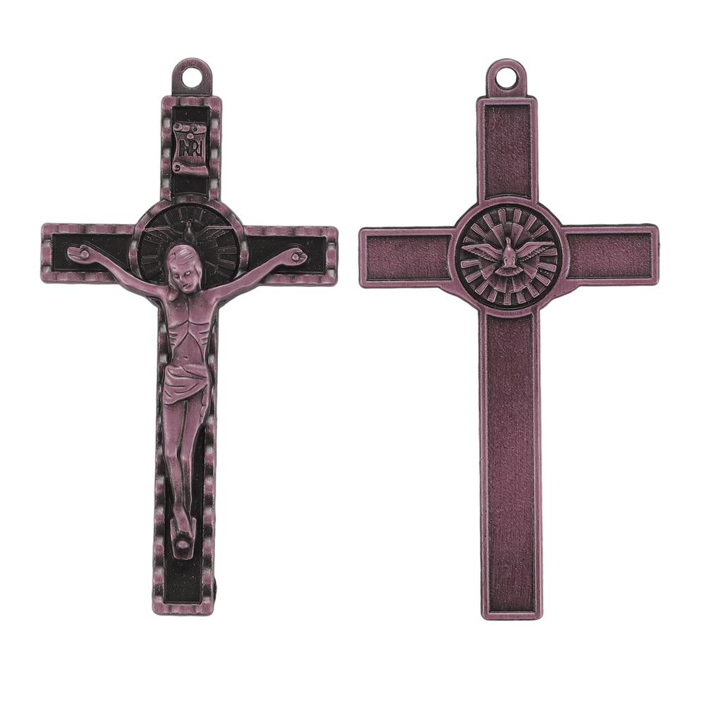 Multi Style St. Benedict's Cross, Jesus Christ Pendant, Religious Prayer Decoration Supplies