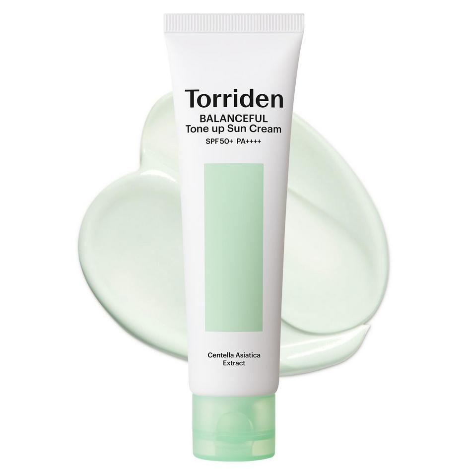 Torriden Balanceful Cica Tone Up Sun Cream 60ml/ Soothing, Nourishing, Moisturizing, Korean Cosmetics, Kbeauty