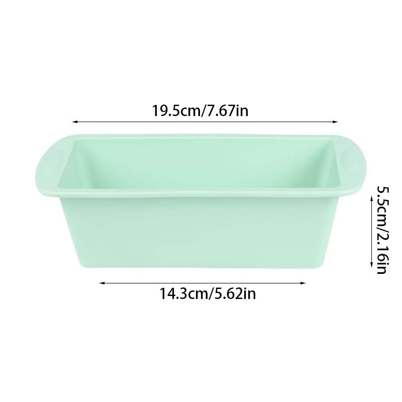 1 pièce Mini Moule en Silicone Toast Rectangle Plat à Gâteau Moule Cheesecake Moule de Cuisson Plateau de Cuisson Pain