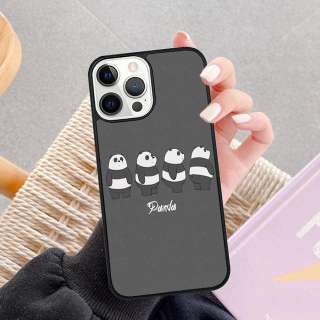 

Cute Cartoon Panda Phone Case For Apple iPhone 17 Air Pro Max Plus Coque For iPhone 17 Air 14 15 16 13 12 Max Cover iPhone 13pro max
