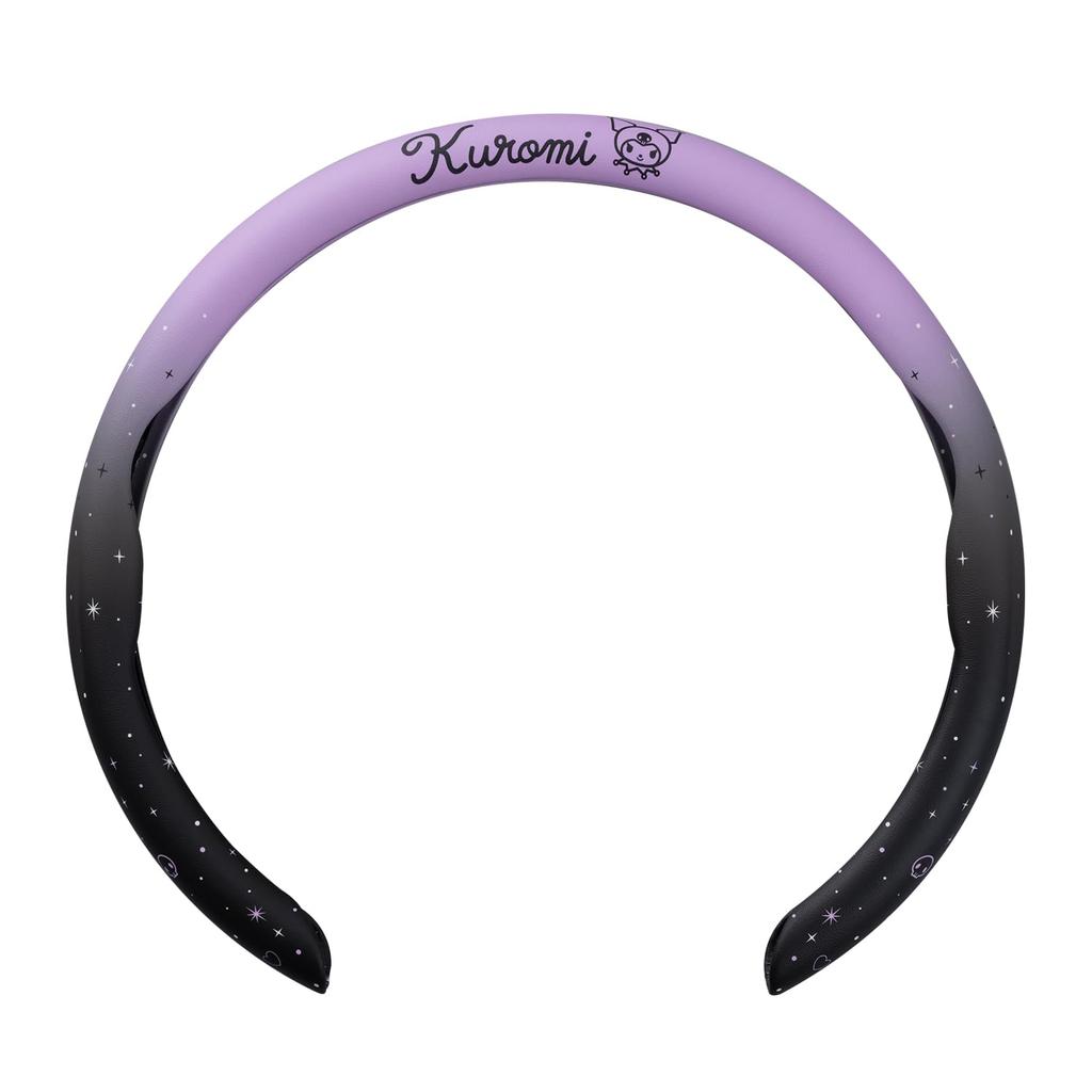 SEIWA Sanrio Kuromi Steering Wheel Cover Fits Suitable for Kei and Standard Cute Gradient Easy New Officially Licensed Sanrio Product IMP363,