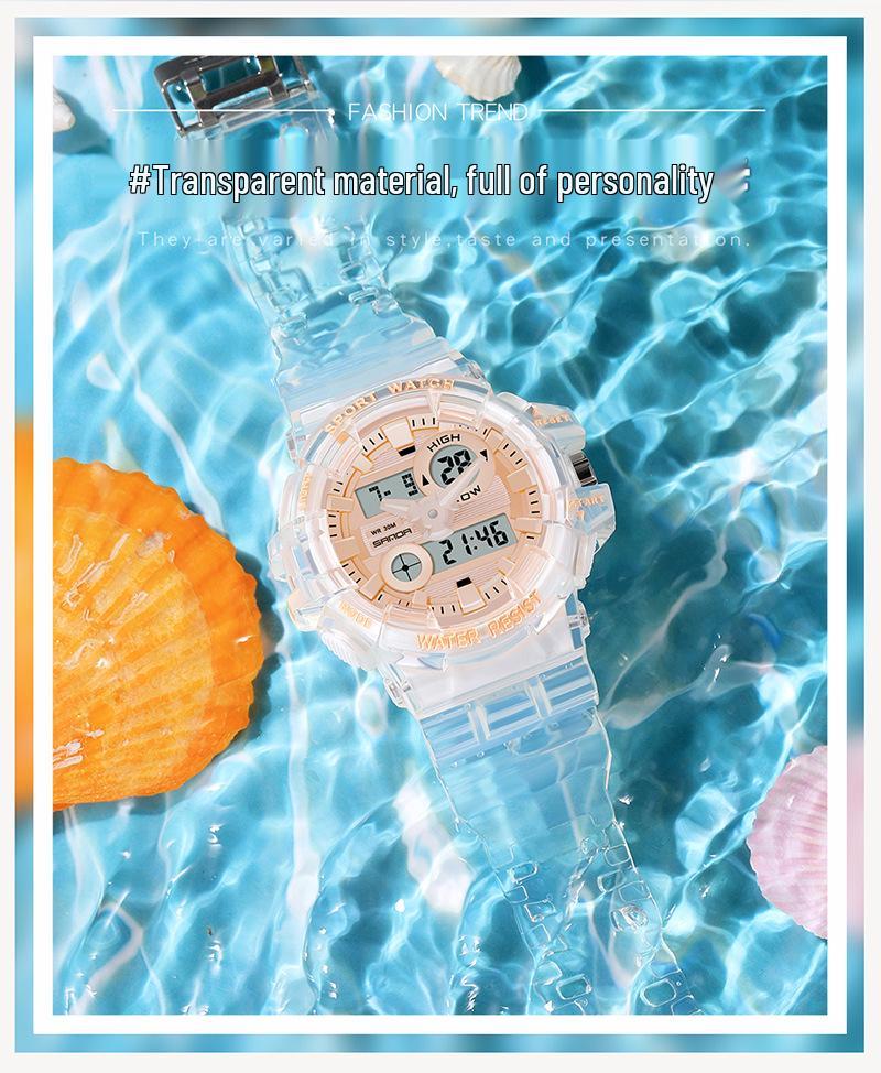 Orologio Sportivo Impermeabile Multifunzione Sanda per Studenti con Sveglia
