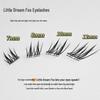 HERORANGE Dream Fox Glue-Free Cluster Eyelashes – Natural, Dense, Fox-Eye Look for Beginners