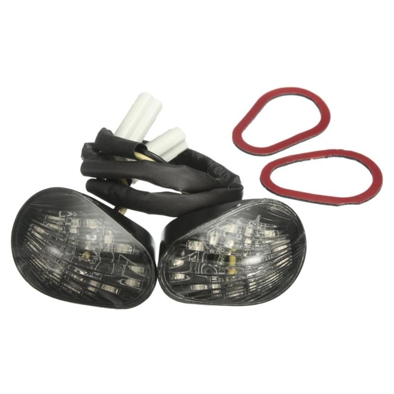Waterproof  LED Flush Mount Turn Indicators for Motorcycles 14 LED Enhanced Brightness ABS PC Construction