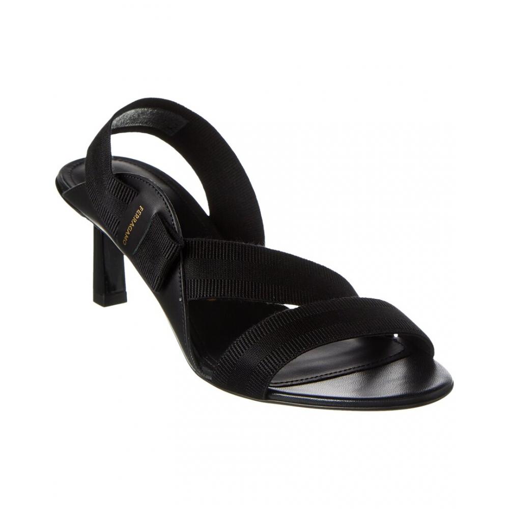 

Кожаные сандалии Salvatore Ferragamo Ferragamo Vara Bow черный