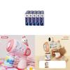 Handheld Bubble Blower With Cartoon Rabbit Dinosaur Duck Design For Children