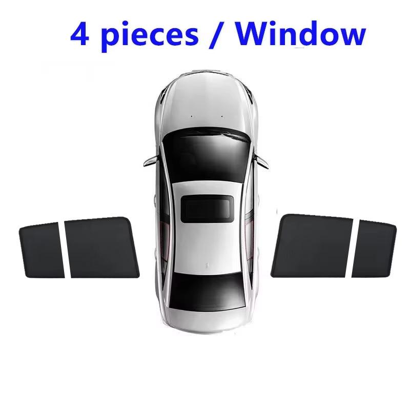 For GAC GS7 2025 2026 2027 Trumpchi Xiangwang S7 Car Mesh Sunshade Window Magnetic Visor Sun Shade Privacy Curtain Accessories