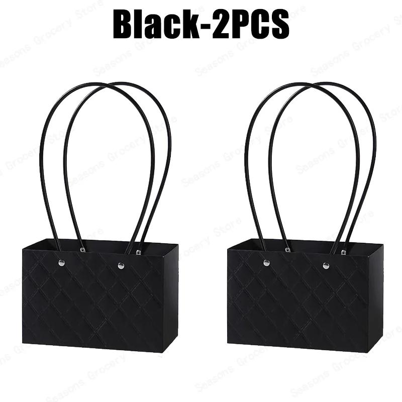 2026 New Reusable Waterproof Flower Tote Bag Eco Friendly Wedding Party Favors Gift Box Portable Bouquet Packaging Decorations